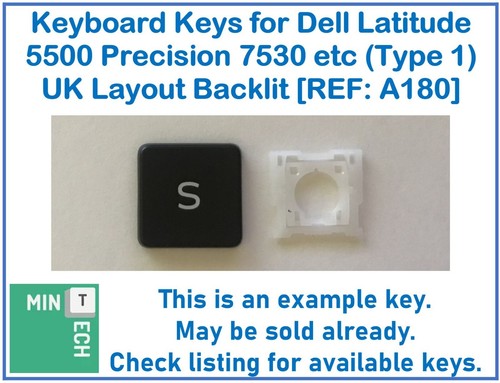 Keyboard replacement keys dell - keyboard,