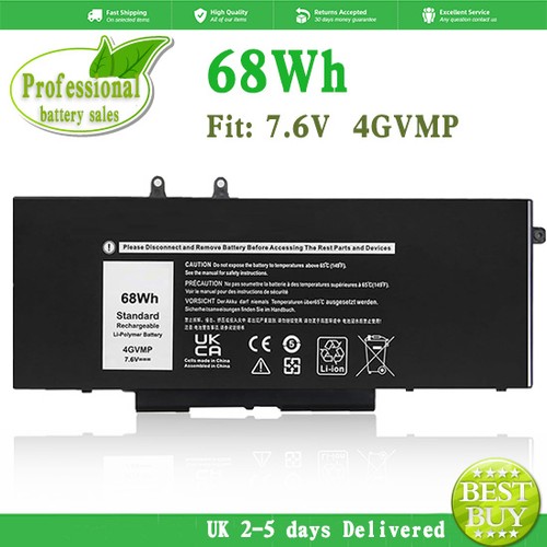 Battery 4gvmp for - for, dell